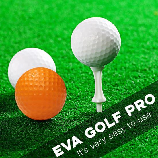 12Pcs Realistic Dimple Golf Balls Long Lasting Improve Accuracy Never Lose Practice Balls for Indoor Outdoor