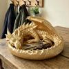 Plastic Dragon Tray Dark Style Trinket Catchall Box For Men Desktop Organizer  Display Holder