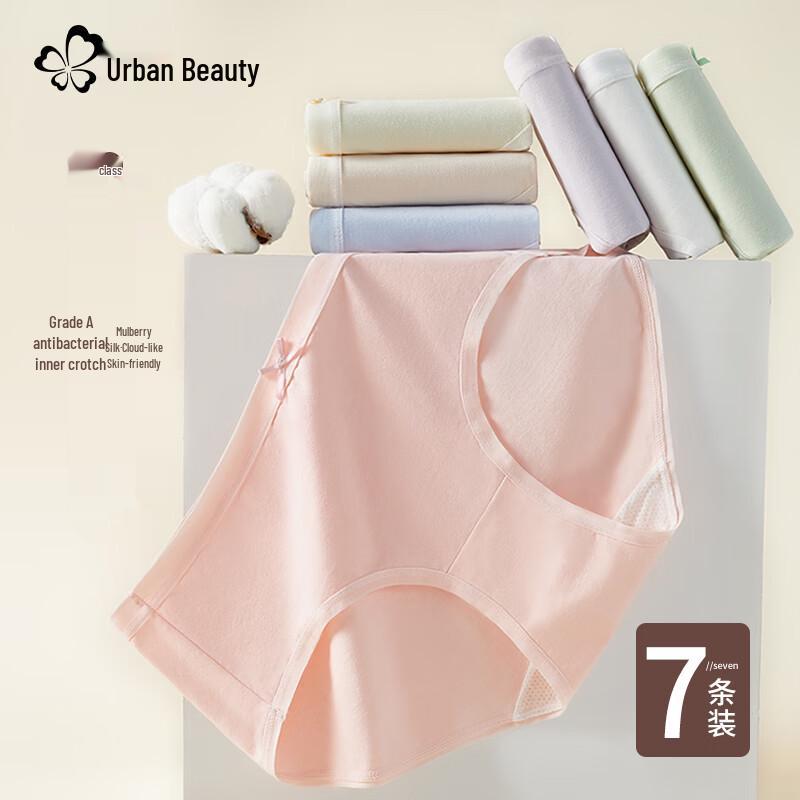 Urban Beauty Women's Cotton Silk Antibacterial Briefs (7-Pack)