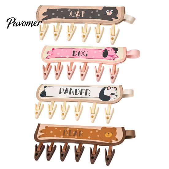 Portable Travel Drying Tool Fabric Hanger with Clips, Foldable Laundry Rack, Wear Resistant Compact Hanging Organizer for Dormitory And Camping