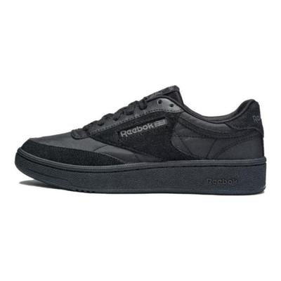 Club C 85 W+ Comfortable Retro Low-Top Sneakers Unisex Sneakers Black 100222334