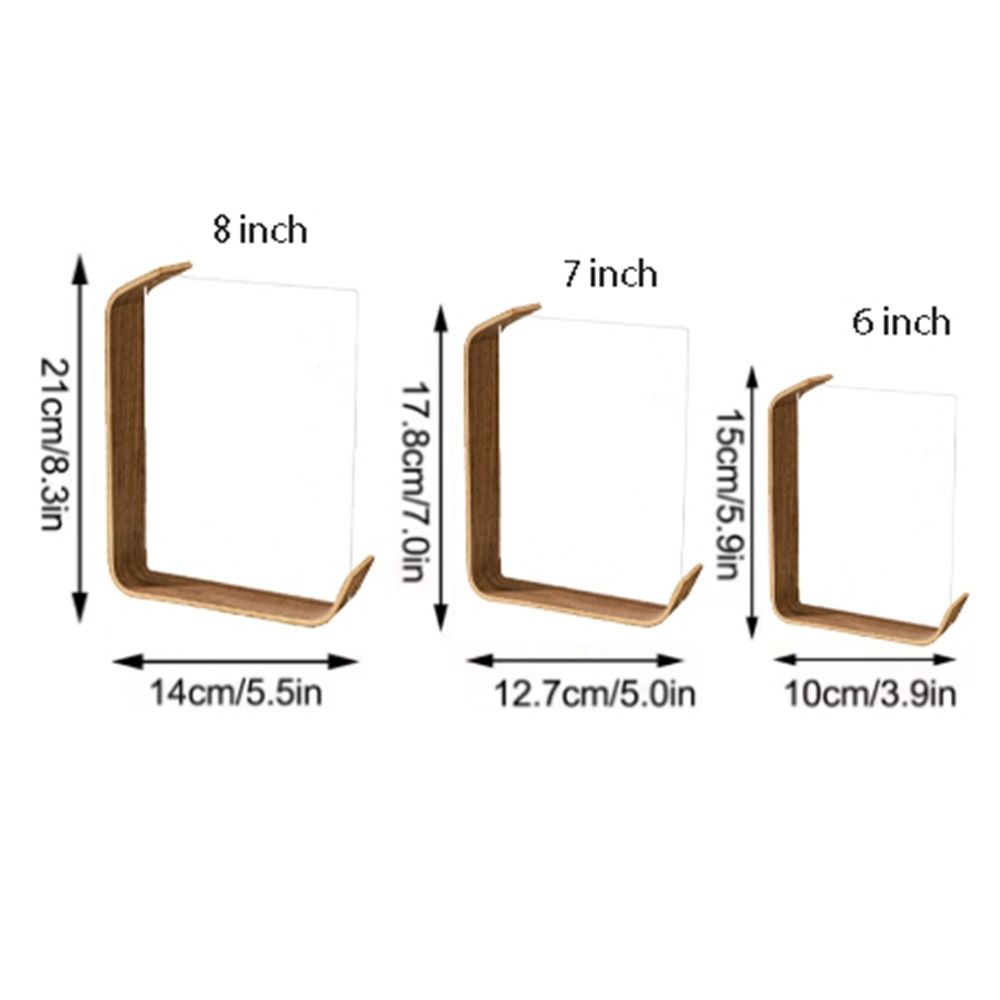 Clear Acrylic Photo Frame DIY Picture Display Frame Double-side Photo Frame Photo Decor