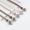 Flower Pin Buckle Leather Women'S Thin Belt Cowhide Women'S Jeans Casual Pants Women'S Belt