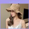 Summer Straw Hat Women Wide Brim Breathable Sun Protection Outdoor Beach Hat