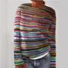 3D Printed Women's Casual Loose Knit Pullover Sweater