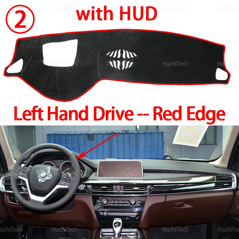 

Dashboard Cover Avoid Light Anti-Slip Anti-dirty Mat Pad Sunshade Dashmat Protect for BMW X5 F15 X6 F16 2015-2018 LHD RHD