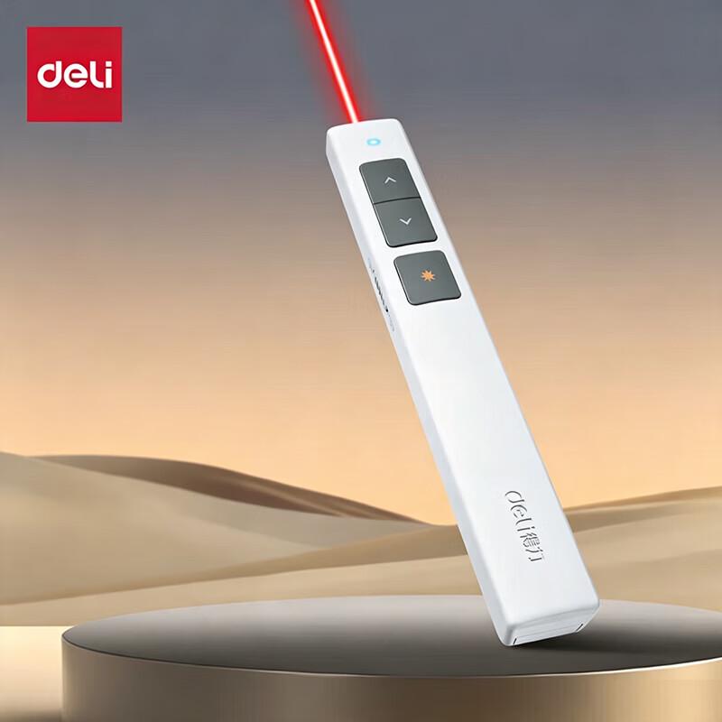 Deli Kabelloser Präsentationsfernbedienung mit rotem Laser