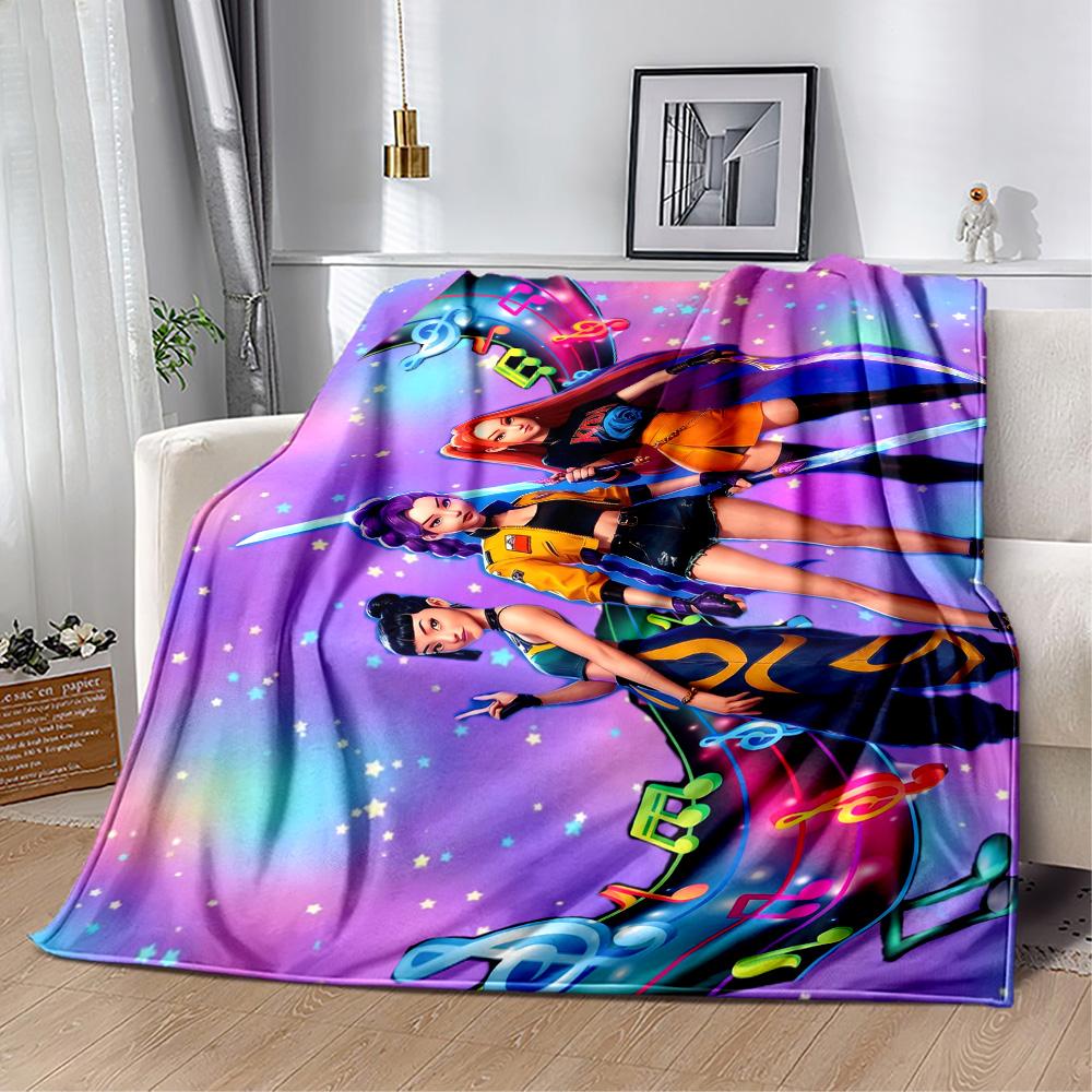 Neon Birthday Celebration Blanket Warmthful Decor Perfect for Seaside Office Chair Picnics Four Seasons Multipurpose Playful Design
