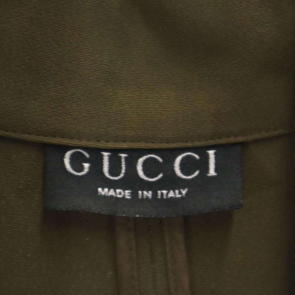 Gucci Made In Italy No Sleeve One Piece Khaki Women Used