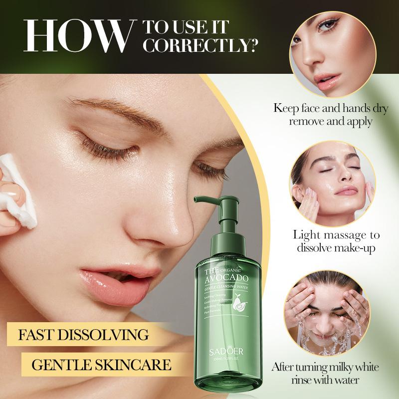 Avocado Rejuvenating Facial Cleanser 150ml Cleansing Facial Cleansing Liquid Skin Care Products