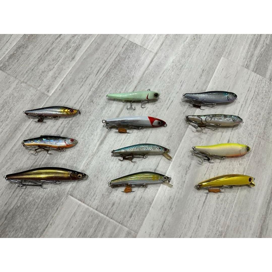 Used Seabass lure set, mainly Megabass