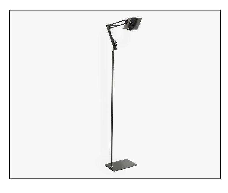 Adjustable 170cm Floor-Standing Phone & Tablet Cantilever Stand for Bedside or Sofa