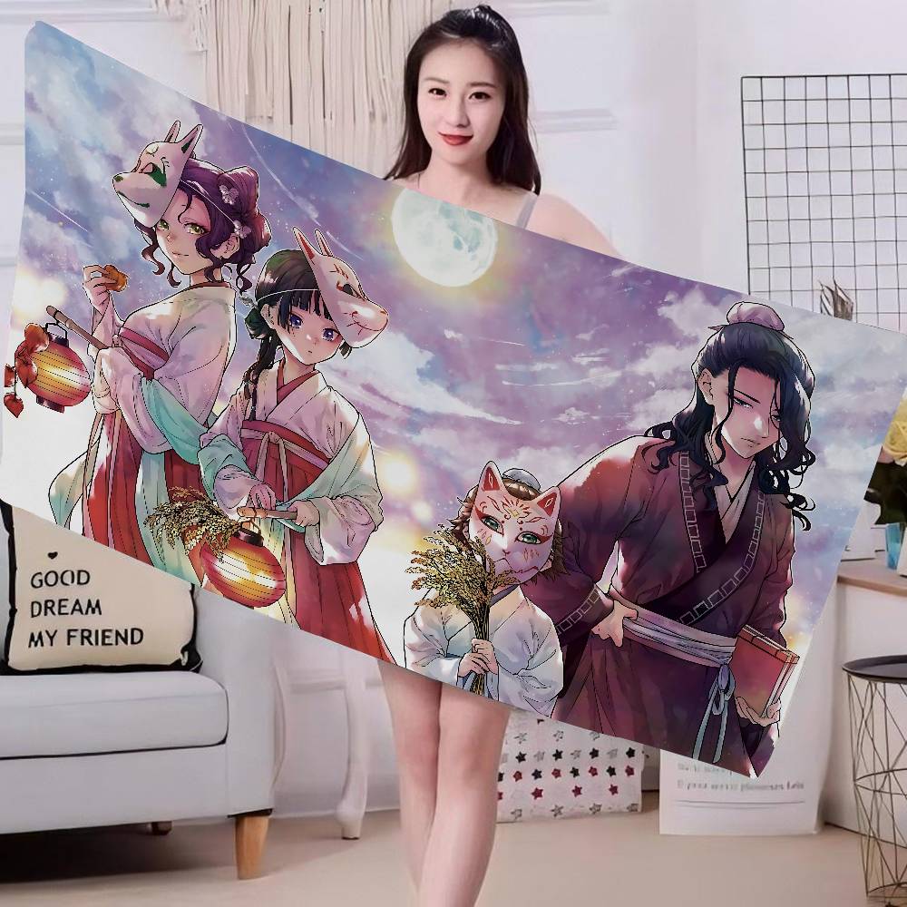 Anime The Apothecary Diaries Microfiber Beach Towel Absorbent Quick dry Soft Yoga Swimming Resort Mountain Climbing Towel