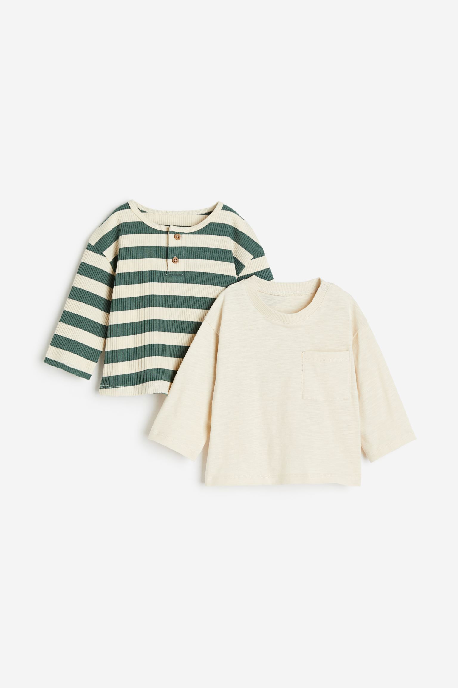 

2-pack cotton jersey tops