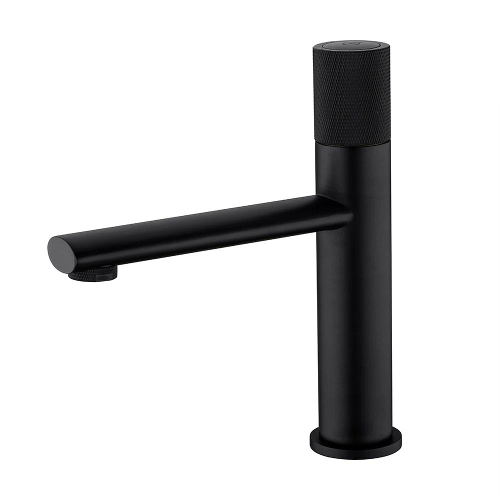 

Bagnolux Brass Single Holder Hole Black Modern Deck Mounted Hot And Cold Water Mixed Type Bathroom Basin Faucet