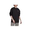 Adidas Logo Print Round Neck Pullover Sweatshirt Women Tops Black GU9407