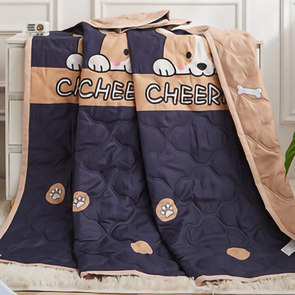 Summer Air Conditioner Quilt Machine Washable Soft Breathable Portable Air Conditioner Blanket Summer Comforter