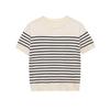 Spring 2026 European-American Style Women's Round Neck Striped Knitwear
