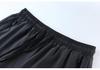 Men's 3/4 Quick-Dry Elastic Fitness Running Pants - Two-Piece Style