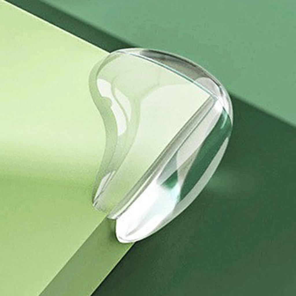 10PCS Corner Protectors for Baby Silicone Clear Baby Proofing Furniture Corner Guard Bumper Cushion