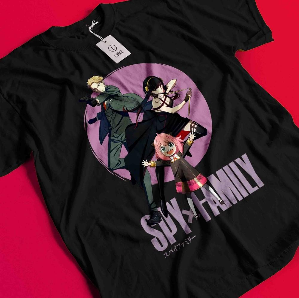 

Spy X Family T-Shirt Anya Tshirt Loid Yor Forger Shirt Bond Sylvia Tee Damian BB1608 S