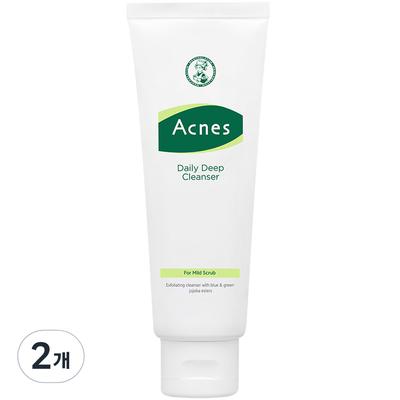 Acnes Daily Deep Cleanser, 120g, 2 Units