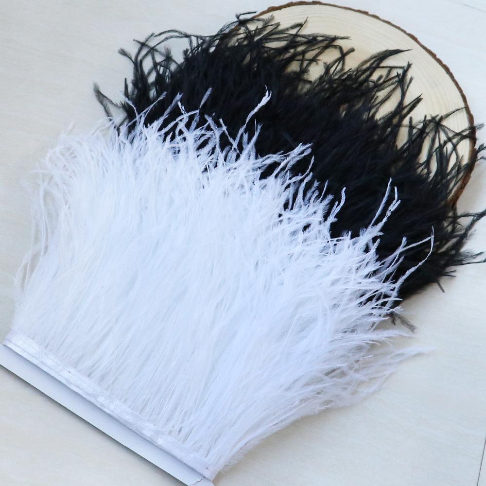 Feather 18-22Cm Ostrich Hair Cloth Edge Extended Feather Lace Wedding Dress Morning Robe Clothing Accessories