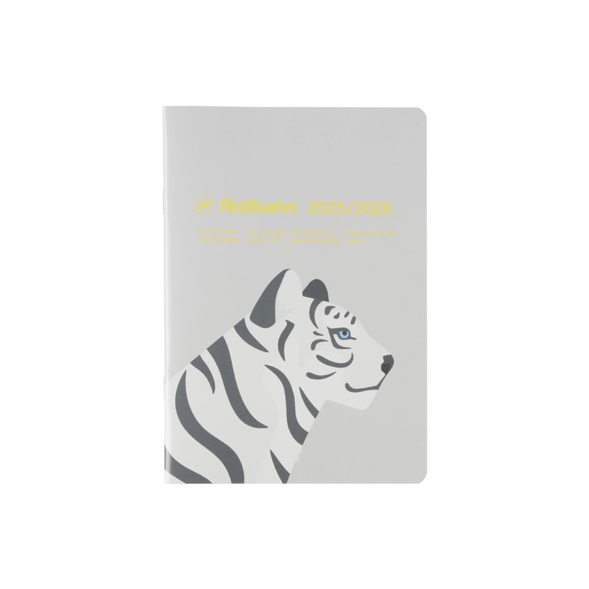 

Delfonics Planner 2025-2026 Edition (Starting March 2025) Rollbahn Notebook Diary ZOO B6 Monthly Planner (White Tiger)
