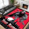 Crystal Velvet Rug Custom Name Text, Soft Non Slip Floor Mat Home DecorSleep Token