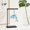 Garden Hanging Ornaments 5Pcs Acrylic Suncatcher Window Hangings, Sea Glass Collage Kit with Birds Farm Animals Marine Creature Decorations