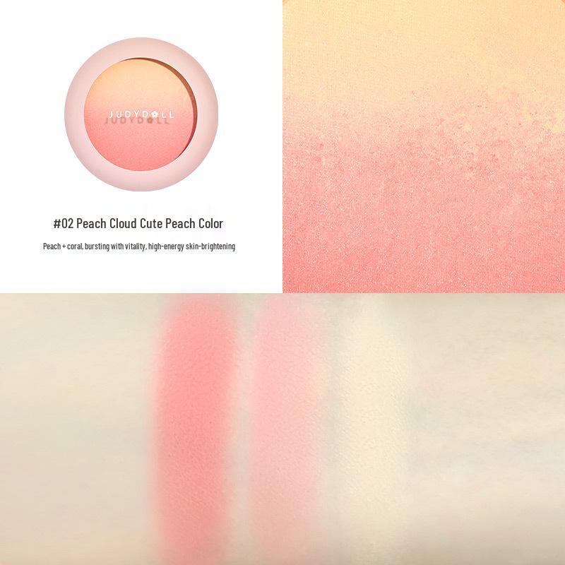 

Judydoll Orange Blossom Peach Blush Palette - Natural Gradient Nude Makeup for Radiant Complexion