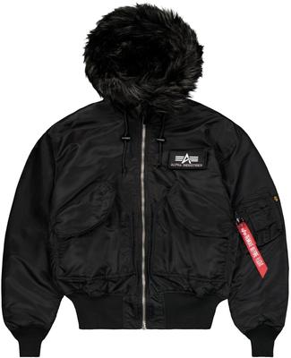 Winter Jacket Alpha Industries 45 P Hooded Custom Black