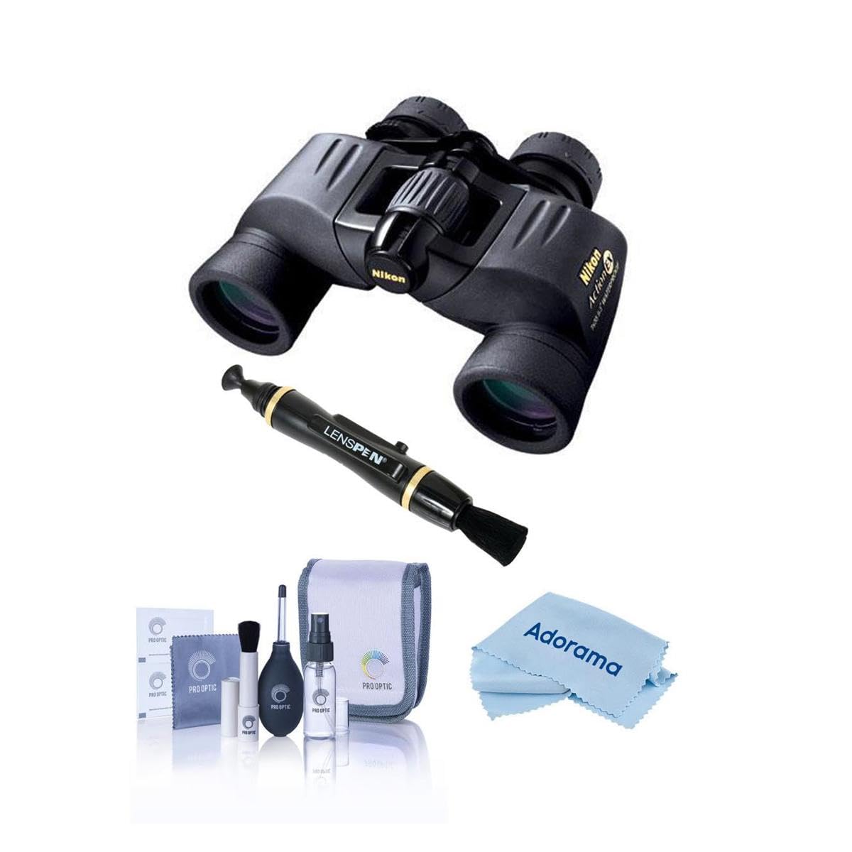 

Nikon Action Extreme 7x35 Porro Prism Binoculars Black Accessory Kit Included
