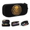 Custom Call Of Cthulhu Cute Pencil Case Boy Girl Large Capacity Lovecraft Monster Movie Pencil Bag School Accessories