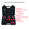 15 Pcs Car Wheel Stud Cleaning Tools Screw Nut Rust Removal Brush Cleaner 12-28mm Manual Cleaning Tool Accessories Tools