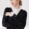Elegant Decorative Lace Collar And Arm Cuff Sleeves Set For Women Formal Outfit Dress Sweater Enhancement Accessories