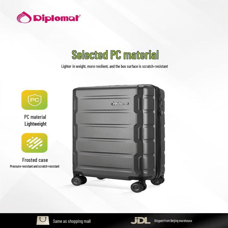 

Diplomat TC-26082 20-inch Hardside Carry-On Suitcase