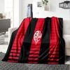 Bolton Wanderers Crest Design Flannel Blanket, Soft Polyester, Modern Design, All-Season for Camping, Travel, Gifts for Holidays or Birthdays