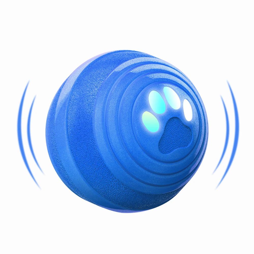 Interactive Dog Ball with Light Automatic Moving Bouncing Launcher Toys Active Rolling Ball for Puppy Small Medium Large Dogs