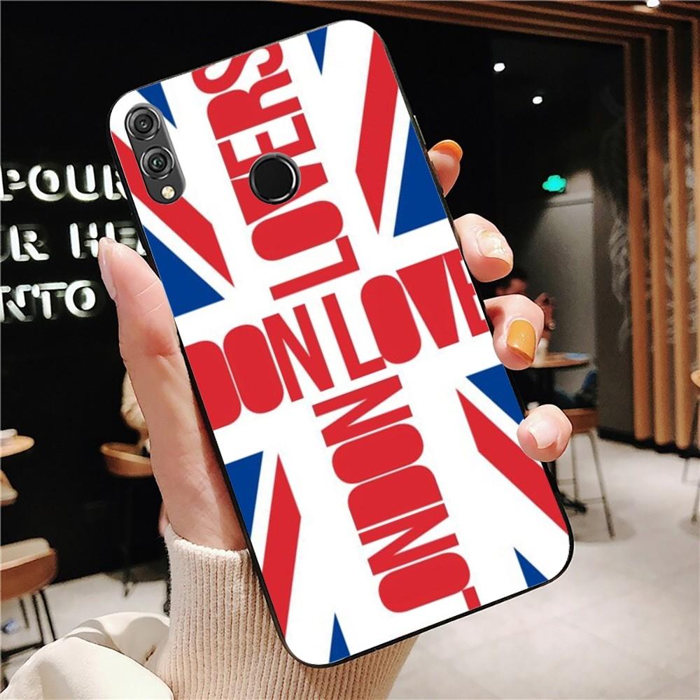 United Kingdom Flag Phone Case For Huawei Honor 10 lite 9 20 7A 9X 30 50 60 70 pro plus Soft Silicone Cover