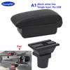 For Toyota Yaris 3 For Toyota Hybrid  Yaris Vitz Car Armrest Box Car Storage box interior details USB Charging Car Accessories