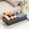Travel tea set, portable bag, outdoor travel express cup storage, teapot drinking tea, and business gifts