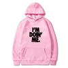 2023 Autumn/Winter I'M DOIN' ME Cartoon Hoodie: European/American Style, Cross-border, Plus Size Pullover