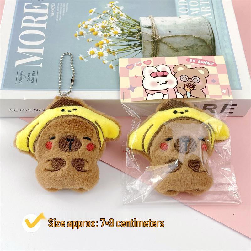 Capybara Charm Pendant: Cute Sanrio Headgear & Children's Accessories