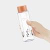 Skater Easy-to-Grip Hexagonal Plastic Water Bottle, 250ml, Blow-Drop Design, for Adults and Kids, Direct Drinking, Transparent, Snoopy Design,