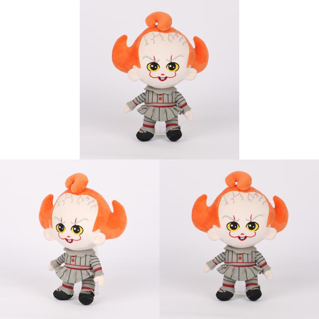 It Pennywise Plush Toy With Short Pile Fabric For Horror Fans And Collectors