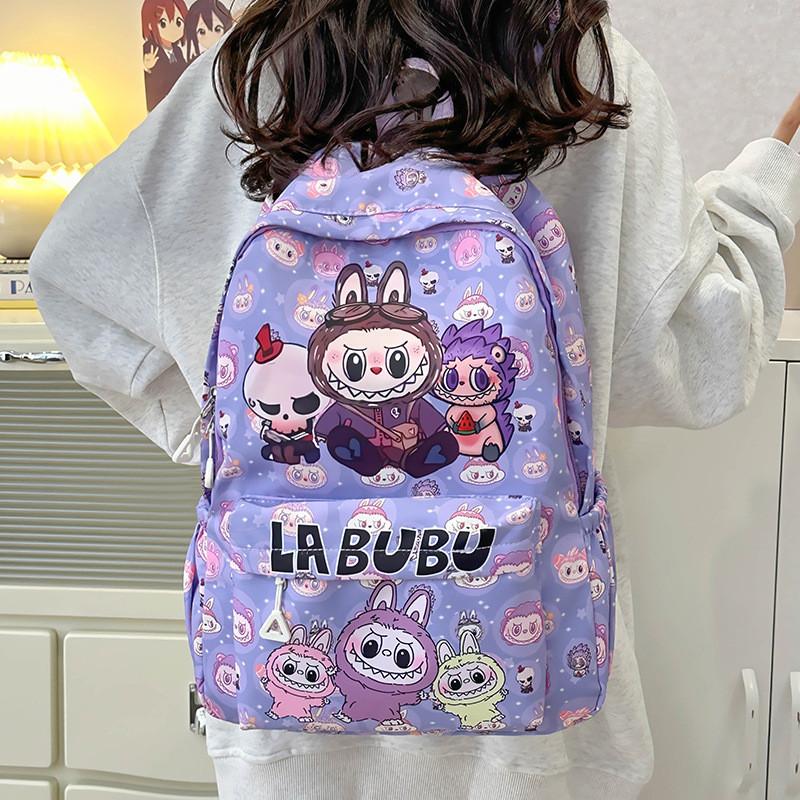 Cartoon Kids School Backpack Durable Nylon Breathable Bag Lightweight