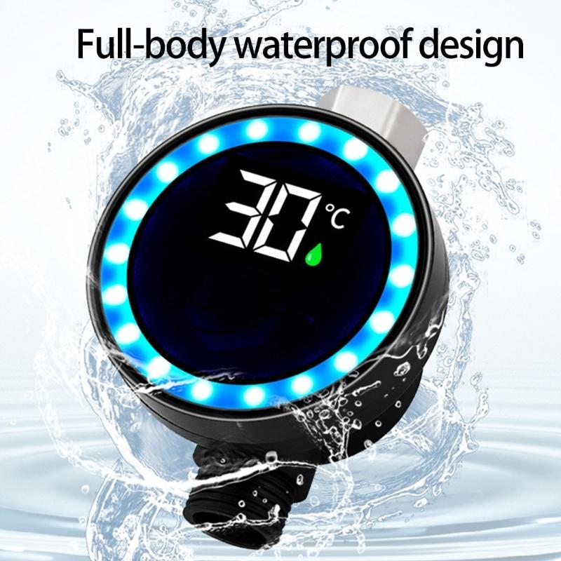 Multiple Purpose LED Faucet Thermometers Accurate Water Temperature Readout Easy To Use for Kitchen & Bathroom Providing