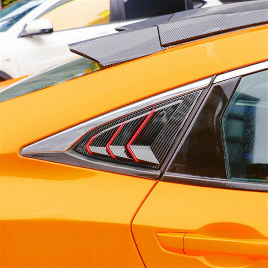 2 STK Sidevindusdeksel for 2016-21 Honda Civic Sedan 4-dørs