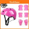 Conjunto de Capacete de Espuma e Equipamento de Proteção para Patinação e Skate Segurança